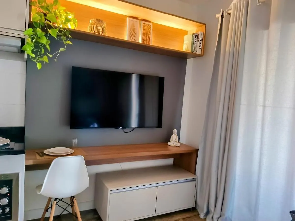 Apartamento Ap 508 Wonder - Studio Aconchego | Pool, Sauna, Rooftop. São Paulo