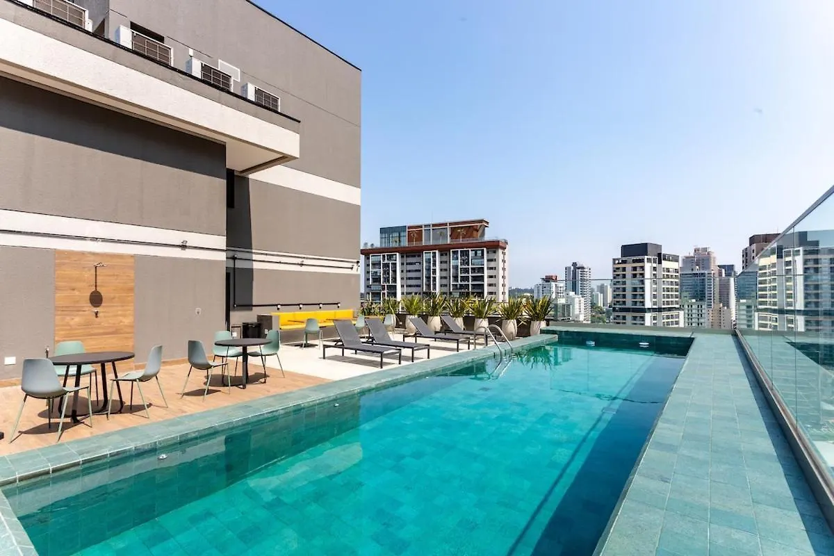 Ap 508 Wonder - Studio Aconchego | Pool, Sauna, Rooftop. São Paulo 0*,