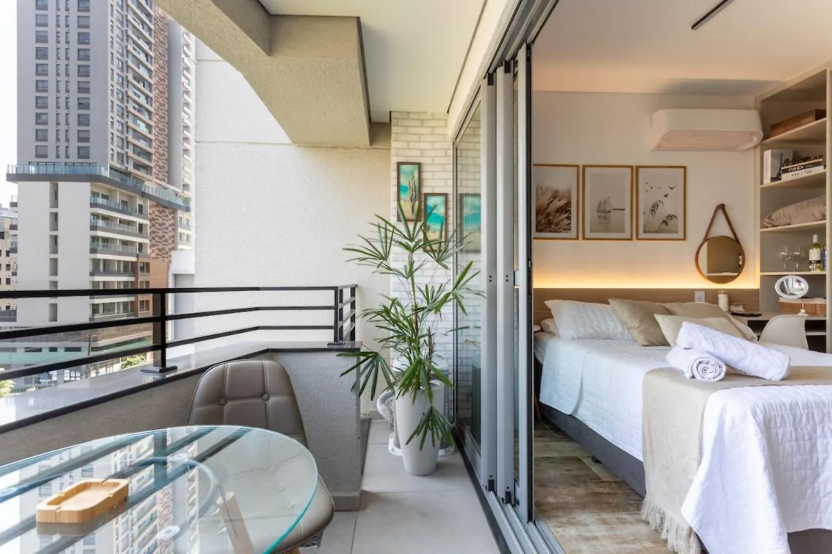 Ap 508 Wonder - Studio Aconchego | Pool, Sauna, Rooftop. São Paulo Brasil